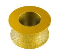 Meule à profil brasé à sec 74 x 20 mm pour meuleuse d'angle de 7,6 cm, disque abrasif pour marbre, granit, quartz, pierre, béton, mur, sol (35 mm)