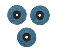 Meule Abrasive Disques de meuleuse d'angle grain 40/60/120, disques à lamelles plats for la coupe du bois, meules 75 mm, 3 pièces(60)