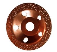 Meule assiette au carbure 115 x 22,23 mm moyen, surface bombée 1pc