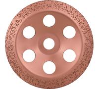 Meule assiette carbure 180 mm grain moyen pour grandes meuleuses angulaires avec écrou de serrage BOSCH 2608600366