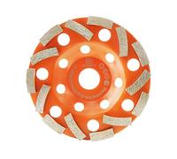 Meule assiette diamantée 125mm - BRSCHNITT Disque Diamant béton universel 125 mm x 22,2 mm meule double rangée