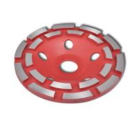 Disque de broyage diamanté à double ligne 125 mm