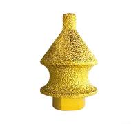Meule conique pour meuleuse d'angle à filetage M10, forets chanfreinés pour carrelage, verre, porcelaine, pierre, foret conique de 38 mm/50 mm pour lisser la finition des bords (38 + 50 mm)