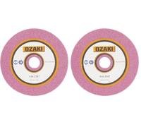 Meule d'affûtage Greenstar Ø: ext.:100mm, alésage:16mm, épaisseur:3,2mm, Grain: 90, Moyen, Collé, Compatible avec Meule à matrice (Lot de 2)