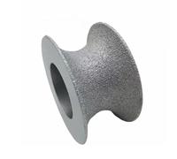 Meule de brasage ronde en demi-cercle de 75 mm de diamètre, 1 pièce, for meulage de bord diamanté, for verre, poterie(1PCS-30mm)