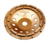 Meule de coupe à double rangée, meule de coupe à double rangée abrasif 230 mm disque polissage meuleuse pierre béton diamant, pierre