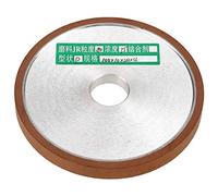 Meule de Diamantée Résine Disque, Disque de Meule pour Cutter Meuleuse Roue de Polissage 100x20x10x4mm 180 Grains