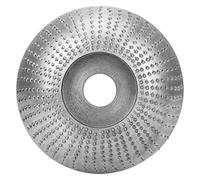Meule de Meuleuse D'angle de 85 Mm, Disque de Façonnage de Spéléologie en Bois Rond en Acier Rapide, pour le Polissage de Matériaux Non Métalliques avec une Installation Rapide,