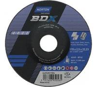Meule de tronçonnage moyeu déporté bdx-métal inox 230x3.2 B25 NORTON