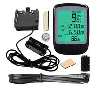 Meule De Vitesse GPS - Meule De Vitesse Du Vélo - Mélange Des Vélos Câblés Étanche Avec Écran LCD | Tracker De Kilométrage Des Vélos, Fournitures De Cyclisme Multifonctionnelles Portables Pour Vélo, S