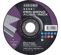 Meule d'ébarbage PRO GRIND ACIER INOX pour ébarbage aciers alliés et inox, traitement de soudures SIDAMO - 10222002