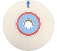 Meule d'établi de 6 pouces-meule Abrasive en corindon blanc, diamètre extérieur de 150mm, diamètre de trou de 12.7mm, épaisseur de 16mm, 1 paquet(100 Grit)