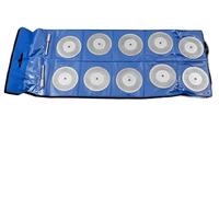 meule diamantée, 10 Pièces/ensemble Mini Diamant Roue De Coupe Jeu Disques Lames Scie Circulaire Meules(22mm)