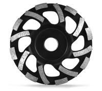 Meule diamantée 125 mm pour béton, meule diamant, meule à béton, disque abrasif diamanté, double rangée pour matériaux de construction abrasifs, granit, pierre naturelle, béton, maçonnerie