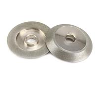 Meule diamantée 78 mm - Disque de polissage à angle de 45 degrés for le fraisage des métaux - Grain 150# - 1 pièce(78X16X10X15mm)