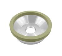 Meule diamantée à liant vitrifié de 100 mm, type de bol PCD/PCBN, couteau en acier allié, largeur abrasive 10 mm(100 Grit)