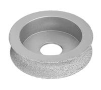 Meule diamantée brasée 7,3 cm Pierre abrasive concave Outil en verre céramique Haute efficacité Longue durée de vie pour meuleuse d'angle Utilisation sèche et humide (Meule concave 1.5)