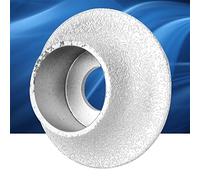 Meule diamantée brasée 7.3cm France Roue abrasive pour pierre marbre céramique (Meule française 2.5)