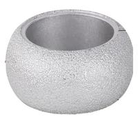 Meule diamantée brasée sous vide, alésage 75 mm x 22, grain 60, profils multiples 10-35 for marbre, granit, quartz et céramique, à sec ou humide(Roman Column 20mm)