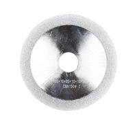 Meule diamantée CBN 100 mm for forets en acier rapide - Disque abrasif de précision avec trou de 20 mm, grain 100(100 100Dx20H V45)