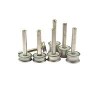 Meule diamantée Concave de 20mm for outil rotatif, roue Abrasive à tige de 6mm for le travail des métaux et le façonnage du bricolage, 1 pièce(TH 8mm P400)