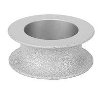 Meule Diamantée Concave et Cale à Poncer en Pierre - Abrasive pour Verre, Céramique, Béton (Concave Grinding Wheel 2.5)