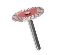 Meule diamantée de haute précision : 40 mm avec tige de 6 mm for couper et poncer le bois, le métal, la pierre, le granit, le marbre.