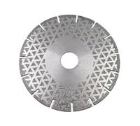 Meule diamantée, Disques de meulage, Disque de coupe diamanté galvanisé 4 à 9 pouces, lame scie meuler galvanisée des deux côtés for marbre, granit, carrelage en céramique(M14 THREAD FLANGE-150MM)