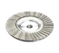 Meule Diamantée Edge Disque à lamelles diamanté 4 pouces 100 mm, filetage M14 ou 5/8-11, adaptateur métallique, meule diamantée électrolytique, disque abrasif(120,1PCS_M5-8-11)