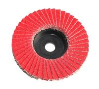 Meule Diamantée Edge Disques à lamelles plats 1/3/10 pièces 50 mm 75 mm Disques abrasifs 3 pouces Grain 80 Meules Lames de coupe for meuleuse d'angle(Red,1PC_50MM)