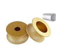 Meule Diamantée Edge Meule diamantée ronde brasée à sec sous vide de 75 mm/3 pouces, bord arrondi for meuleuse d'angle, disque diamanté abrasif(30.0mm)