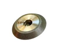 Meule diamantée en résine 1V1-disque biseauté simple 45 °/30 °/60 ° for fraise CBN en acier allié au tungstène(100mmx6mmx20mmx30)