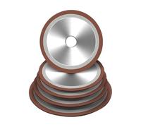 Meule diamantée en résine for carbure de tungstène, 1 pièce - Outil à bord oblique unique - Disque abrasif de précision for le travail du bois(320grit D200xH32mm)
