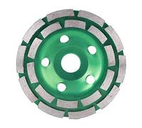 Meule Diamantée Grinding Wheel 125x22,2mm, Double Rangée, Haute Durée de Vie - Polissage Béton, Granit, Marbre, Usage Professionnel