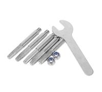 Meule Diamantée pour Tronçonneuse, Affûtage Rapide, Argenté 5,5 MM | Corindon et Diamant, sans Alimentation Électrique, pour Chaînes et Lames, avec Écrous et Clé