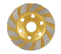 Meule diamantée segmentée de 100 mm - Épaisseur de 4,5 mm avec trous d'aération - Idéale pour le meulage du marbre, du béton et de la pierre