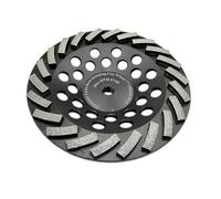 Meule diamantée segmentée Turbo Row Cup for béton, pierre dure, connexion M14, diamètre 180 mm, 7 pouces