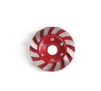 Meule diamantée Turbo 4" (100 mm) - 12 segments, robuste for béton, pierre et céramique sur meuleuses d'angle(1pcs Red)