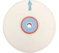 Meule en corindon blanc for l'affûtage et l'affûtage de l'acier trempé à haute teneur en carbone et autres outils durs, diamètre extérieur 250 mm, trou 32 mm, épaisseur 25 mm(120grit)