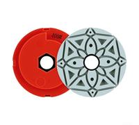 Meule en résine de 125 mm pour polisseuses de pierre et de métal offrant un traitement rapide à faible coût et des résultats brillants (grain 400)