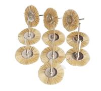 Meule, Mini brosse rotative en fil d'acier inoxydable de 38 mm, outil rotatif for perceuse, polissage, meule, accessoires petite T(Silver)