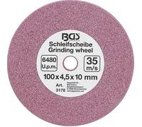 Meule pour affûteuse de chaîne de tronçonneuse - BGS - 100 x 10 x 4.5 mm - Compatible 3/8"" et 0,404""