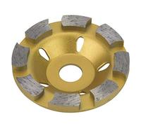 Meule Segmentée, Meule Diamantée, Disque de Meuleuse Diamantée à Double Rangée de 80 Mm pour Béton, Granit, Meules de