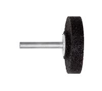 Meule sur tige en corindon brun 50 x 10 x 40 mm, queue de 6 mm, K 24, cylindrique - METABO - 628340000