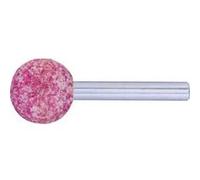 Meule sur tige sphérique KU, Type : KU 16, Ø x hauteur 16 mm, Taille de grains 30, Type de grain : ADW, Ø de tige : 6 mm, Vitesse maxi. : 59600 tr/mn G