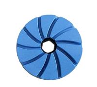 Meule, Tampon de polissage diamanté Snail Lock 4 pouces for marbre, tampon granit, meule bord, disque pierre(3000)