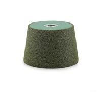 Meules abrasives en carbure de silicium vert M10 pour meuleuse d'angle de type 100, grain 50/100/200 pour aiguisage, lissage des contours de la pierre (B)