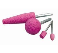 Meules avec tige de 6 mm - Rose, pour le polissage et la finition dans les travaux de mécanique et d'artisanat.