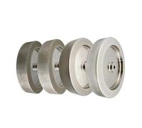 Meules CBN 250 mm 10 pouces for systèmes d'affûtage Tormek T7/T8 - Grains 80, 1000, 5000, 10000, diamètre x largeur 50 mm x arbre 12 mm(250mm 400Grit Round)