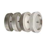 Meules CBN 250 mm 10 pouces for systèmes d'affûtage Tormek T7/T8 - Grains 80, 1000, 5000, 10000, diamètre x largeur 50 mm x arbre 12 mm(80 160 400 1000 Grit)
